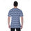 Thumbnail: TR2/ T-shirt manche courte col Rond design géométrique bleu