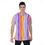 Thumbnail: TR3/ T-shirt manche courte col Rond design bande de couleur