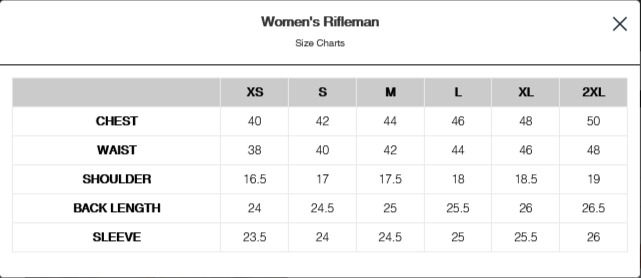 Thumbnail: Ladies STS Rifleman's Jacket- order by sept 5