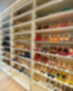 Organização de sapatos