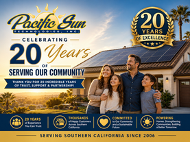 Celebrating 20 Years of Serving Southern California with Trusted Solar Solutions