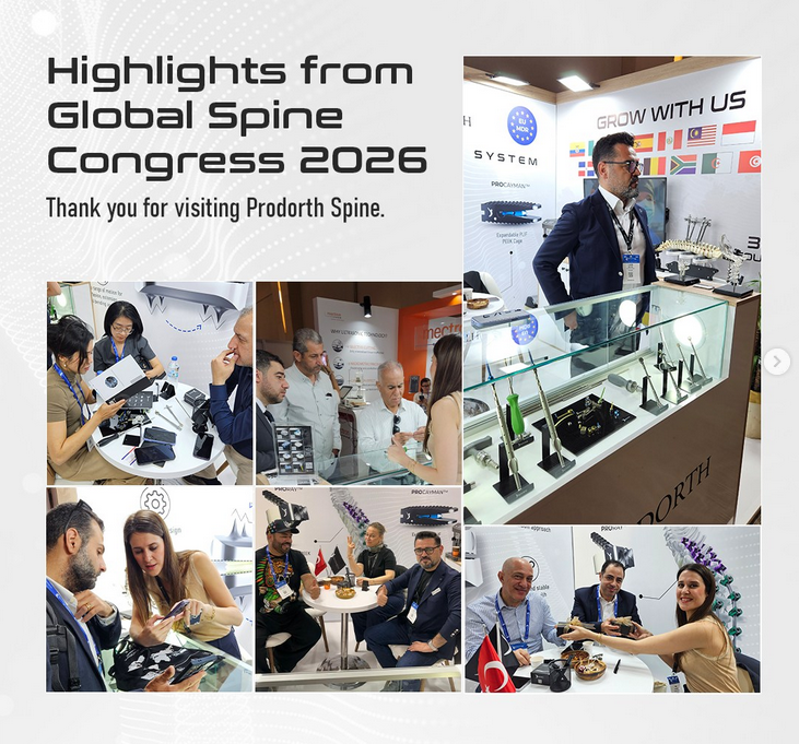 Highlights from Prodorth Spine at Global Spine Congress 2026 in Istanbul