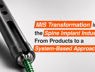 MIS Transformation in the Spine Implant Industry: From Products to a System-Based Approach