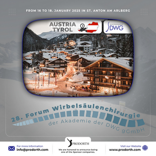 28. Forum Wirbelsäulenchirurgie 2025 | St. Anton | Prodorth Spine