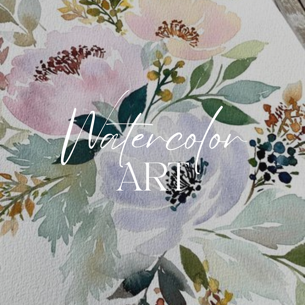 Watercolor Art: Flowers