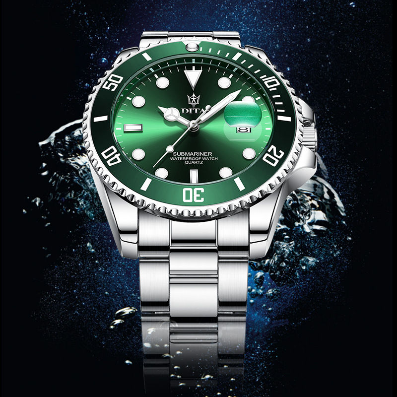 Classic Swiss Men's Quartz Watch - Stylish and Waterproof