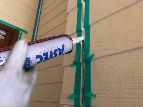 コーキング打ち