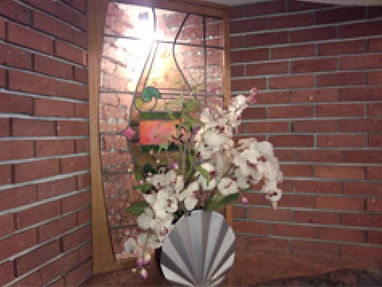 待合室の生花