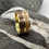 Thumbnail: Brass, Oak and Walnut Ring