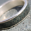 Thumbnail: Silver Ring with Westmorland Green Slate - Handcrafted and Sustainably Sourced