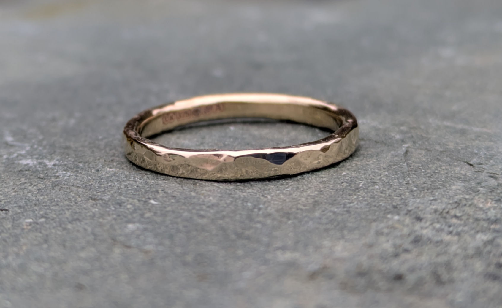 Hammered Gold Ring