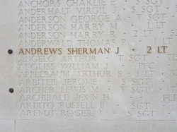 2nd Lt. Sherman Andrews