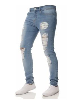 Jeans para hombres Pantalones vaqueros desgastados destruidos