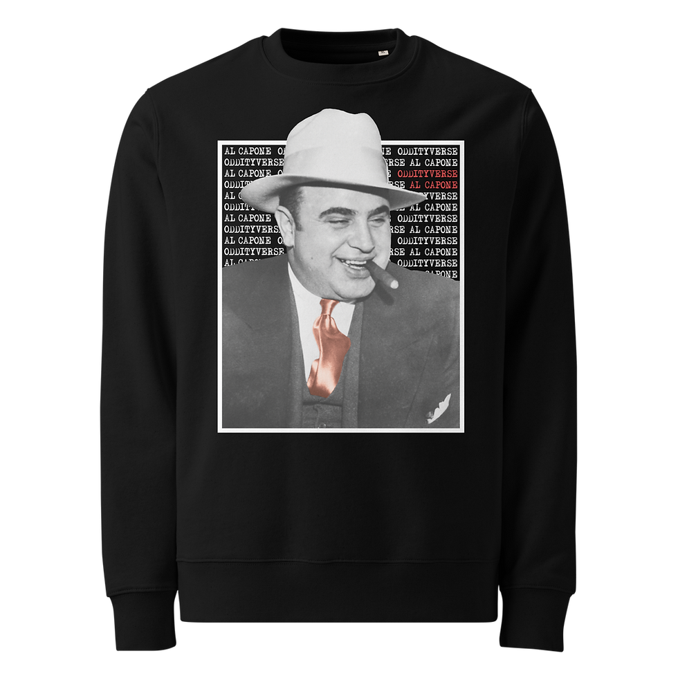 Thumbnail: Front view of Al Capone sweatshirt black