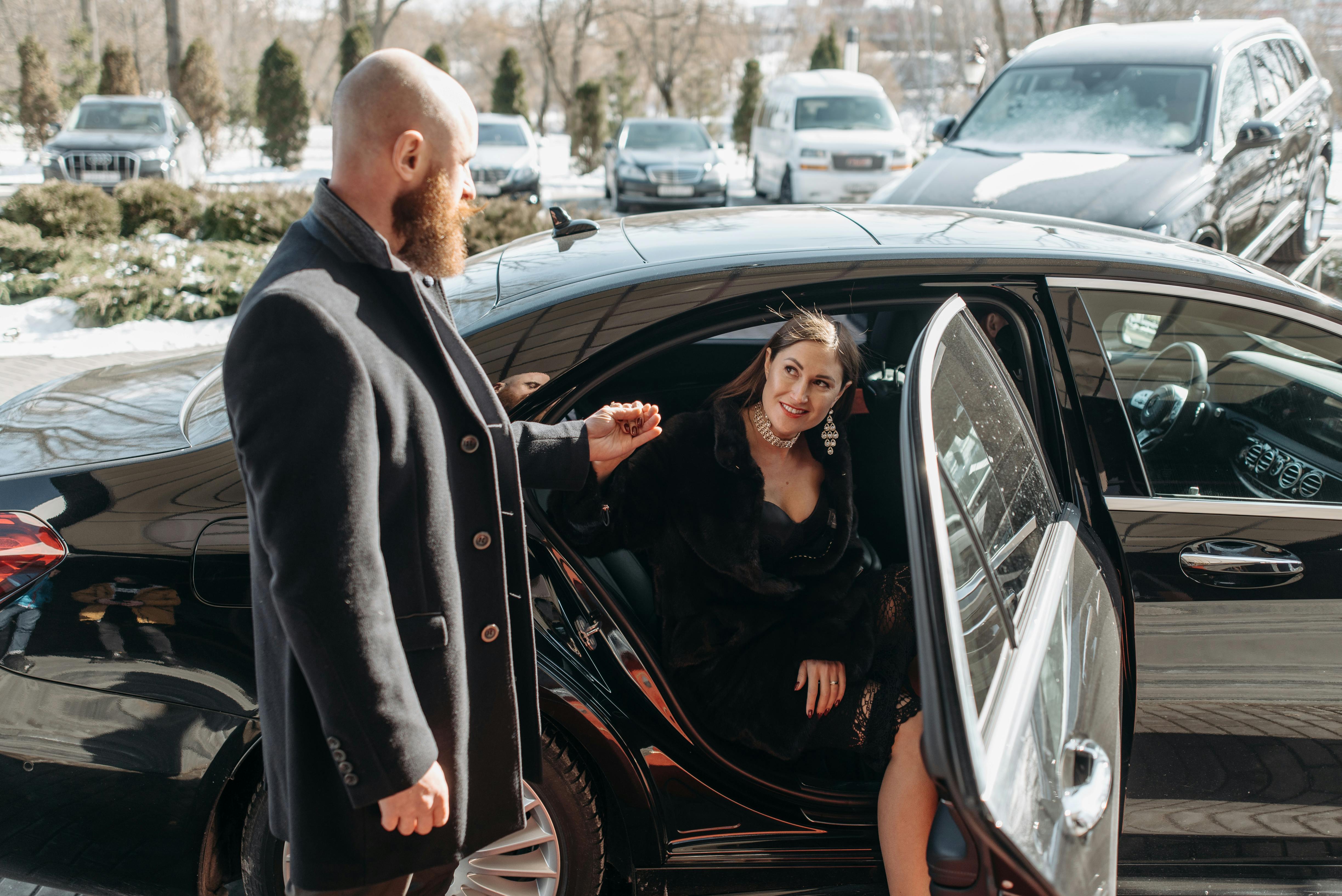 Arrive at a public event in style