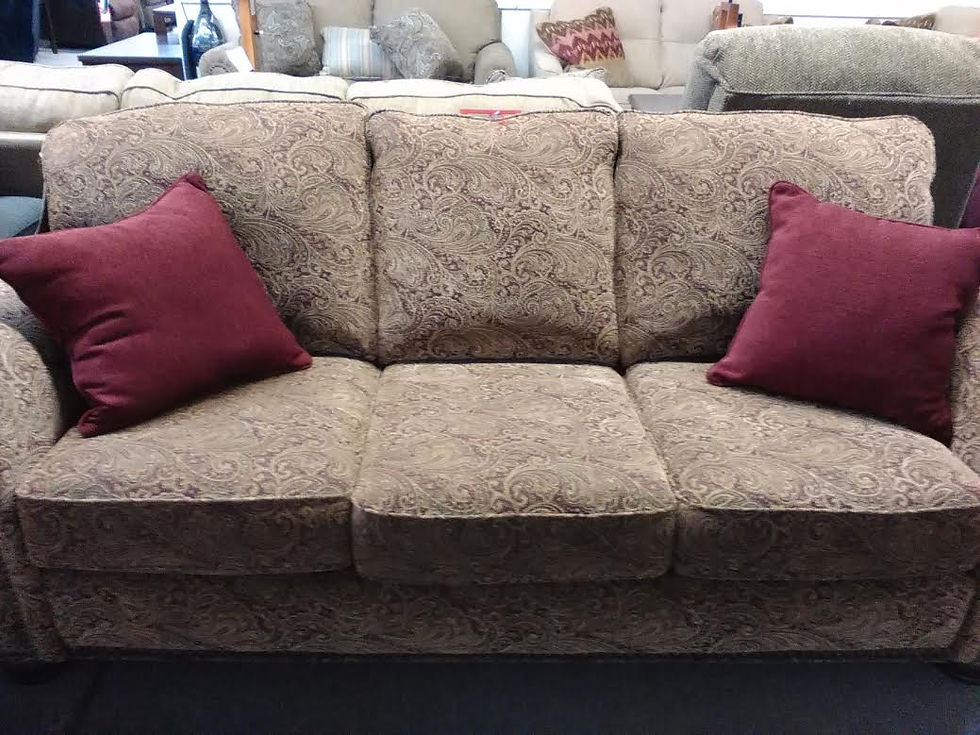 Thumbnail: Floral print sofa & love seat set