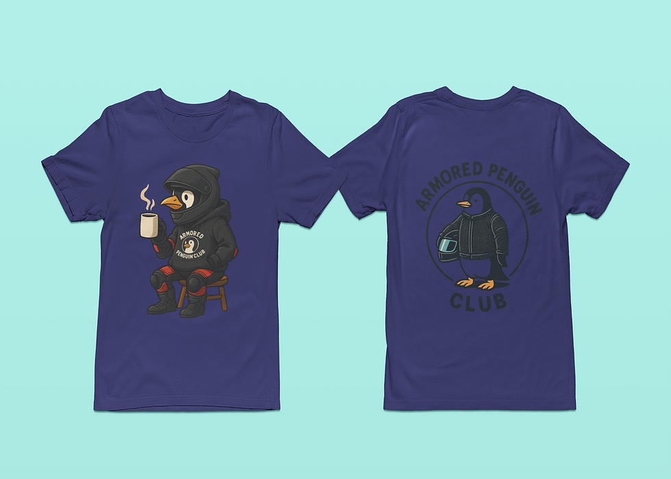 Thumbnail: Armored Penguin Club Coffee Shirt