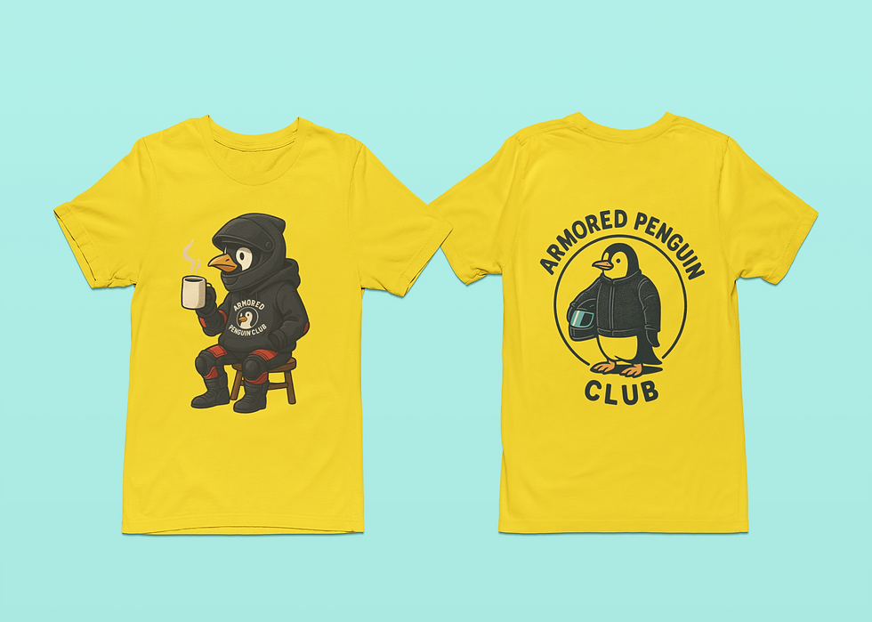 Thumbnail: Armored Penguin Club Coffee Shirt