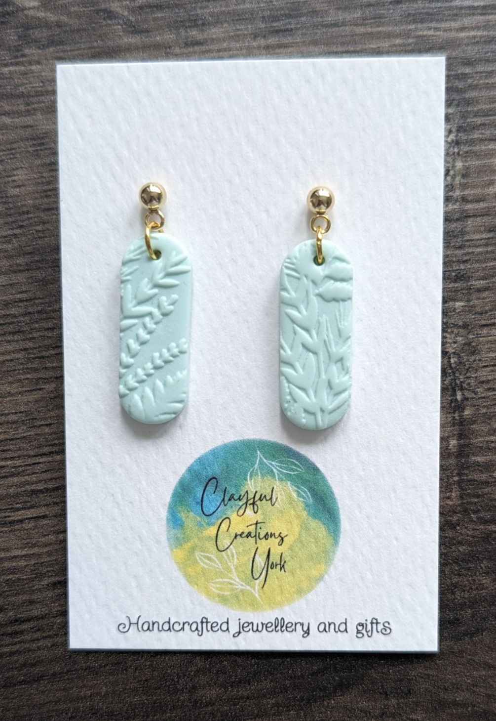 Blue pastel floral lollipops