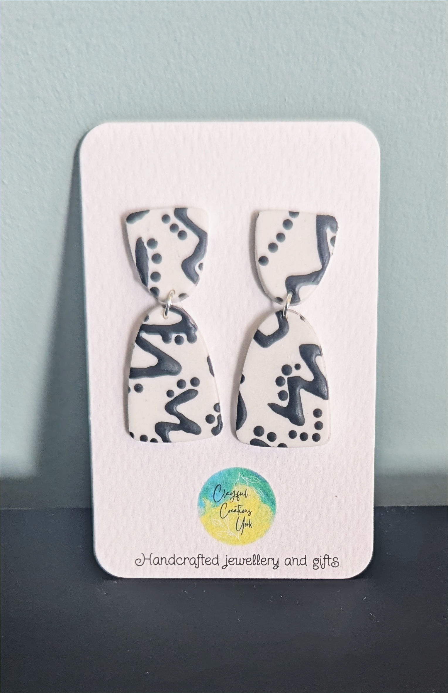 Abstract mountain drops