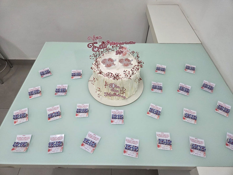 Comemoração dos Aniversariantes do Mês...