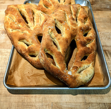 Bread and Flours, Palm Springs, California, USA, Fougasse