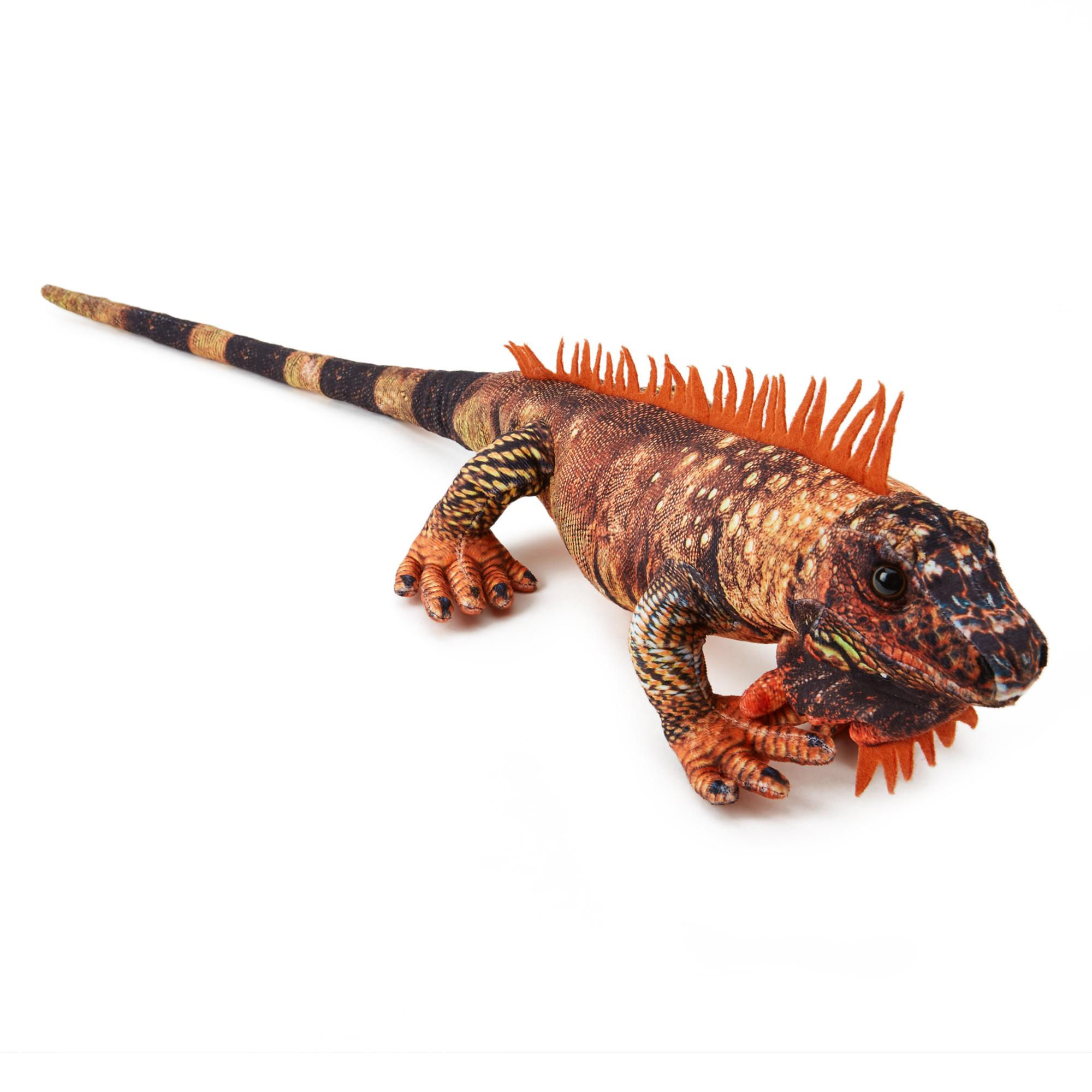 Realistic Red Iguana Plush Soft Toy