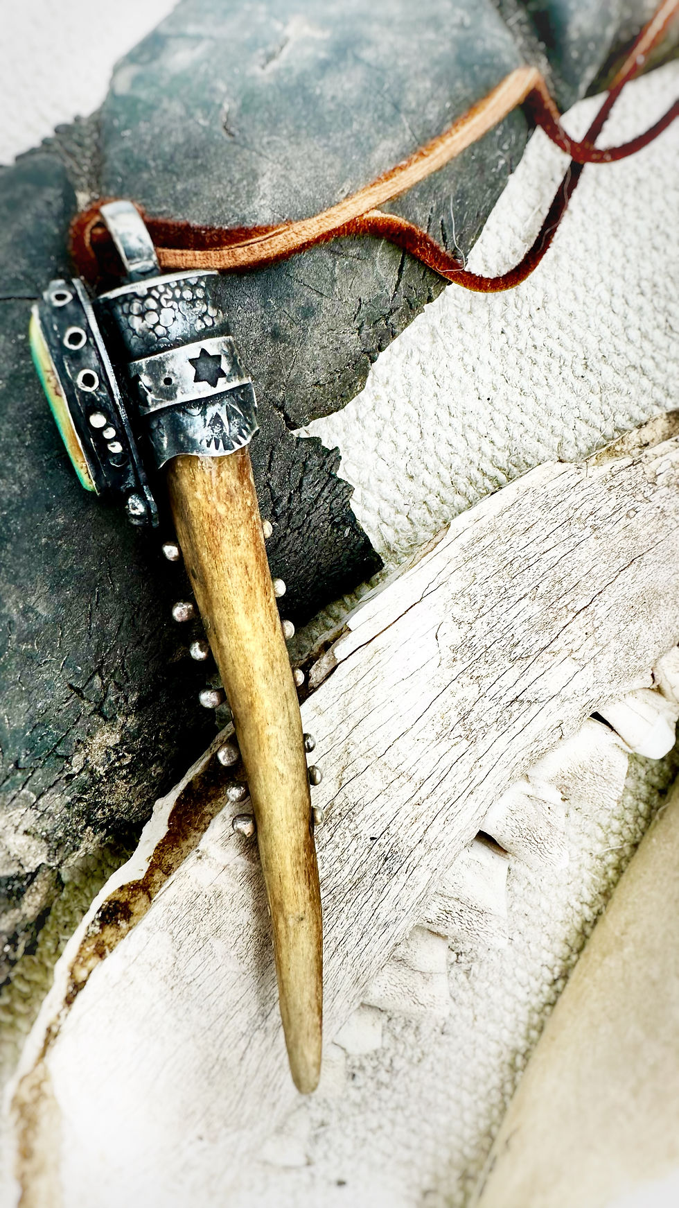 Thumbnail: Antler Point Inlaid Talisman #1