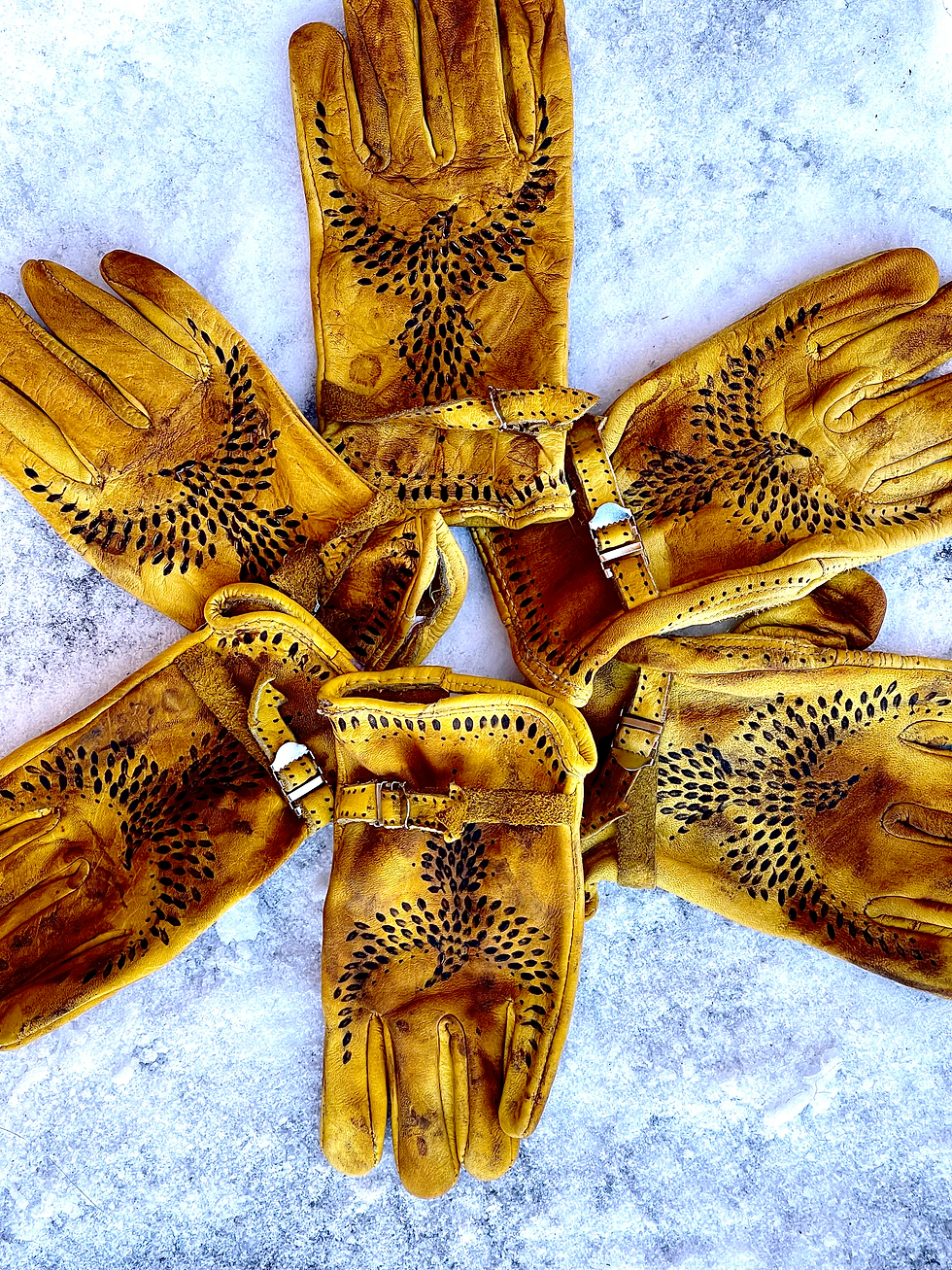 Thumbnail: HAND DISTRESSED GRIT ☆ GLOVES
