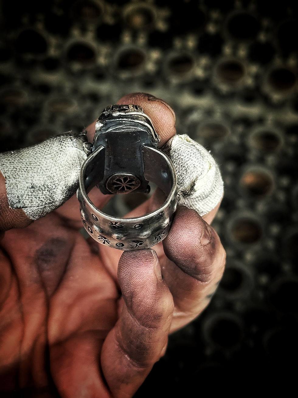 Thumbnail: Whiskey Throttle Ring No. 1 Size 8
