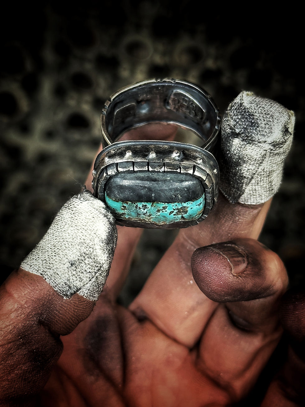 Thumbnail: Whiskey Throttle Ring No. 5  Size 14