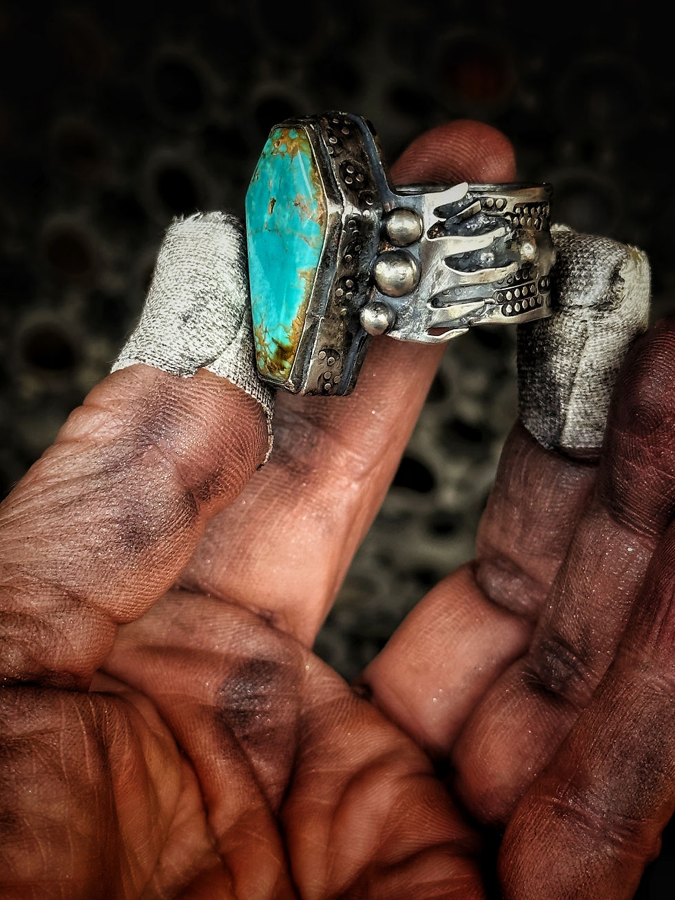 Thumbnail: Whiskey Throttle Outlaw Ring  No. 22 Size 12.5