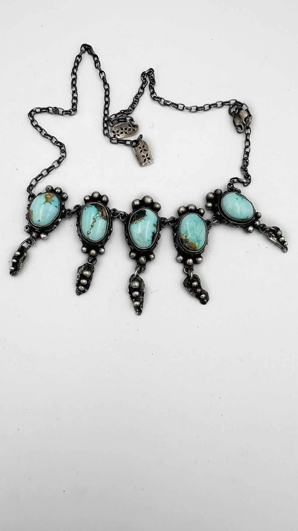 Thumbnail: BAR FIGHT NECKLACE #4 | blue moon turquoise
