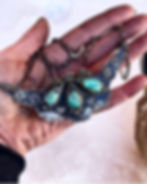 Thumbnail: MOTHER OF THE MOUNTAIN ✚ Hand Forged Turquoise Choker