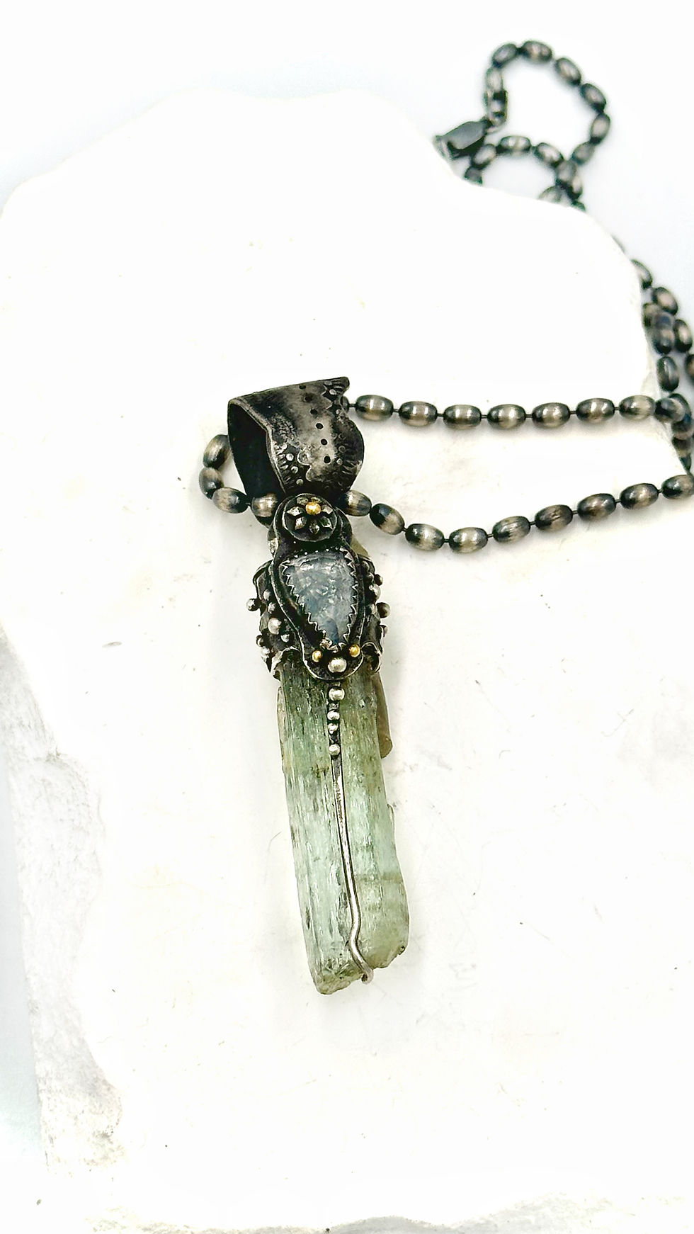 Thumbnail: AQUAMARINE CRYSTAL NECKLACE No. 3