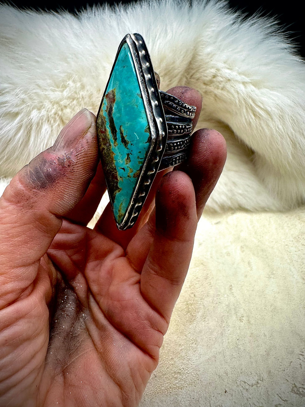 Thumbnail: Big Burn Out Ring Size 8.5
