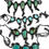 Thumbnail: BAR FIGHT NECKLACE #2| fox turquoise