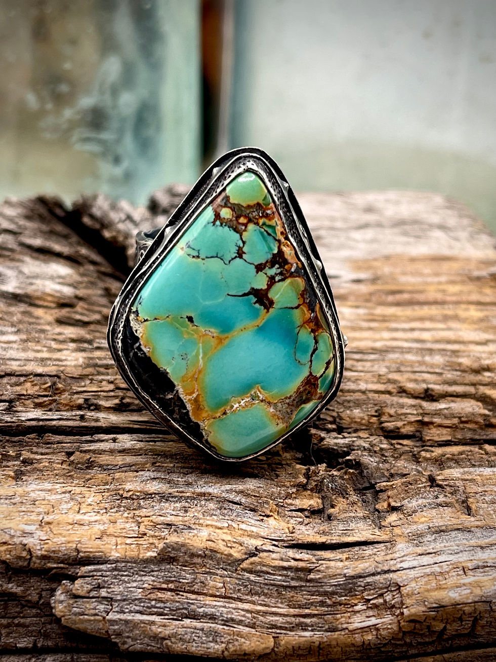 Thumbnail: BLACK JACK ✯ MOUNTAIN MAN RING Size 7