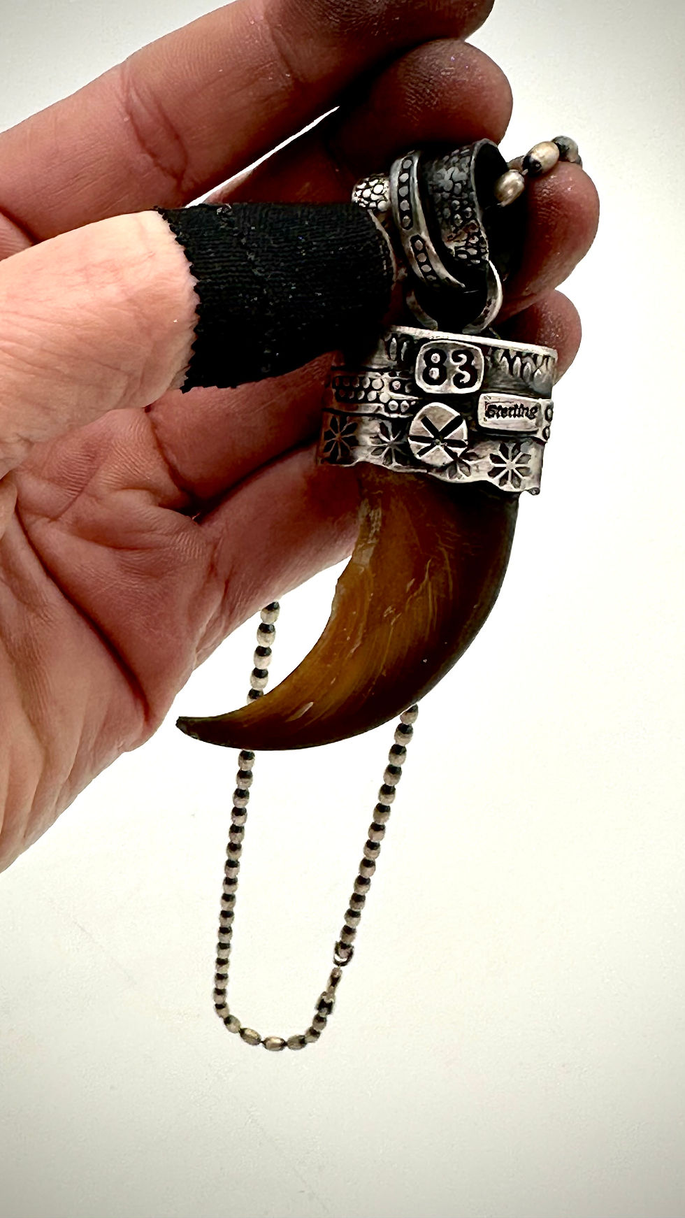 Thumbnail: TC  Bear Claw Necklace Talisman large