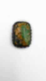 Thumbnail: #18 STONE | BAR FIGHT RING | blackjack turquoise