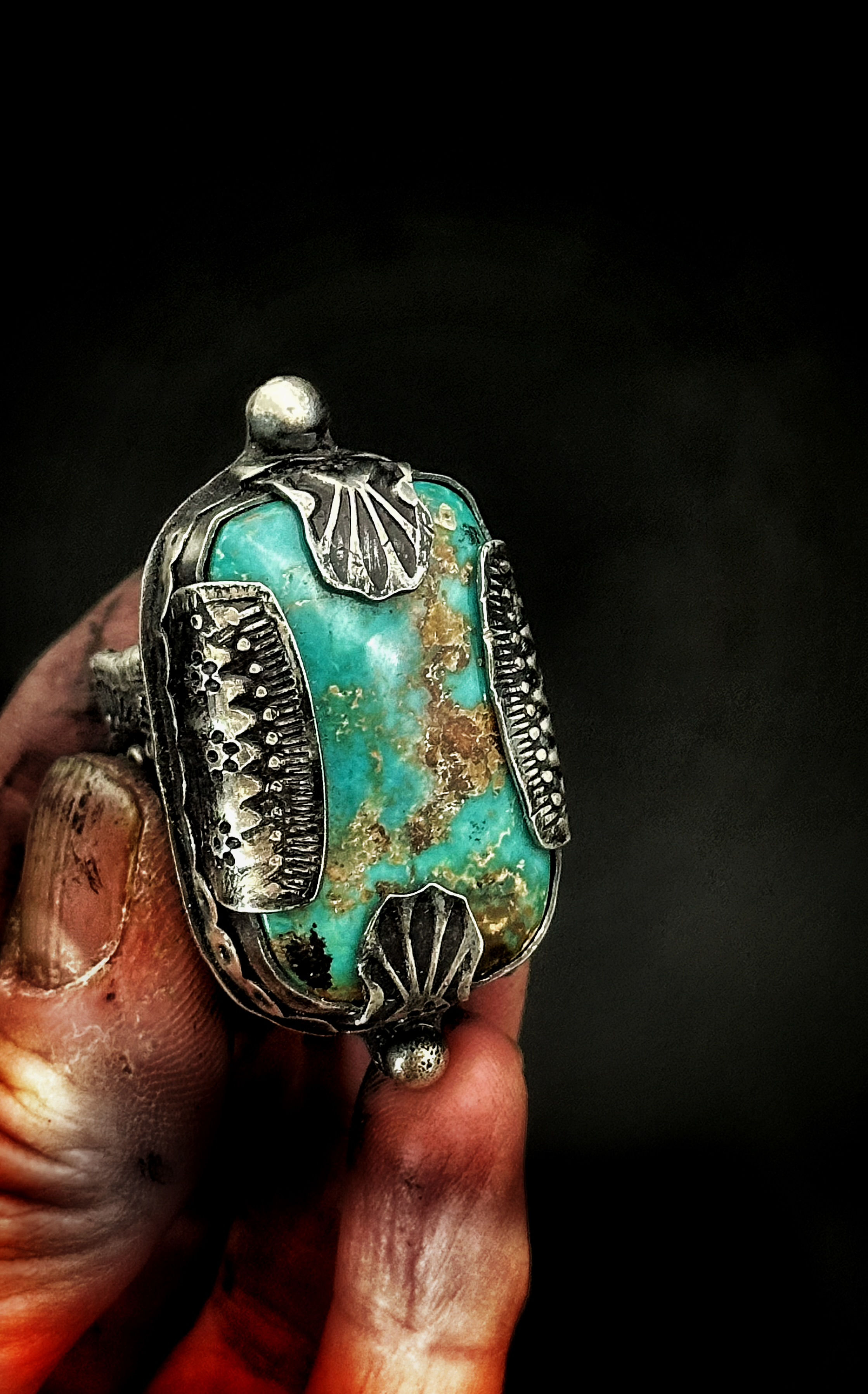 SILVER RIDER RING ROYSTON SIZE 8