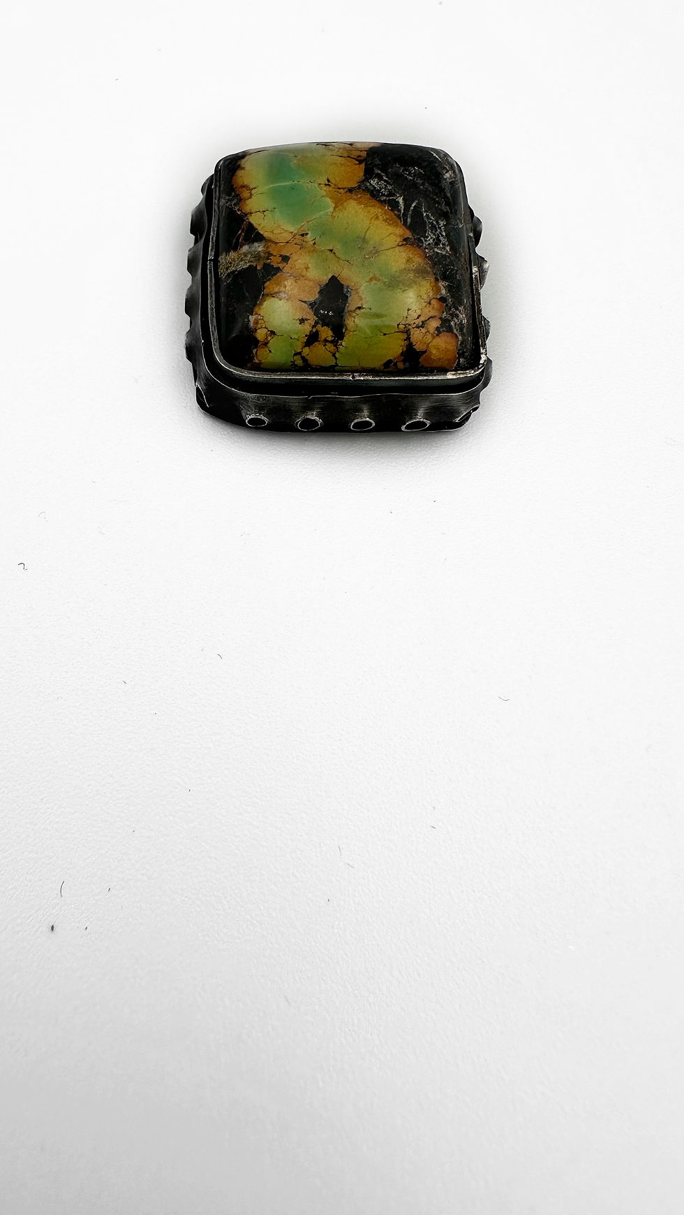 Thumbnail: #17  STONE | BAR FIGHT RING | blackjack turquoise