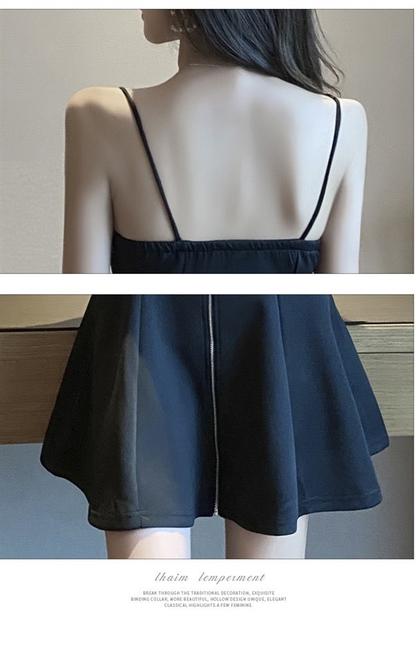 Thumbnail: 吊带A字裙