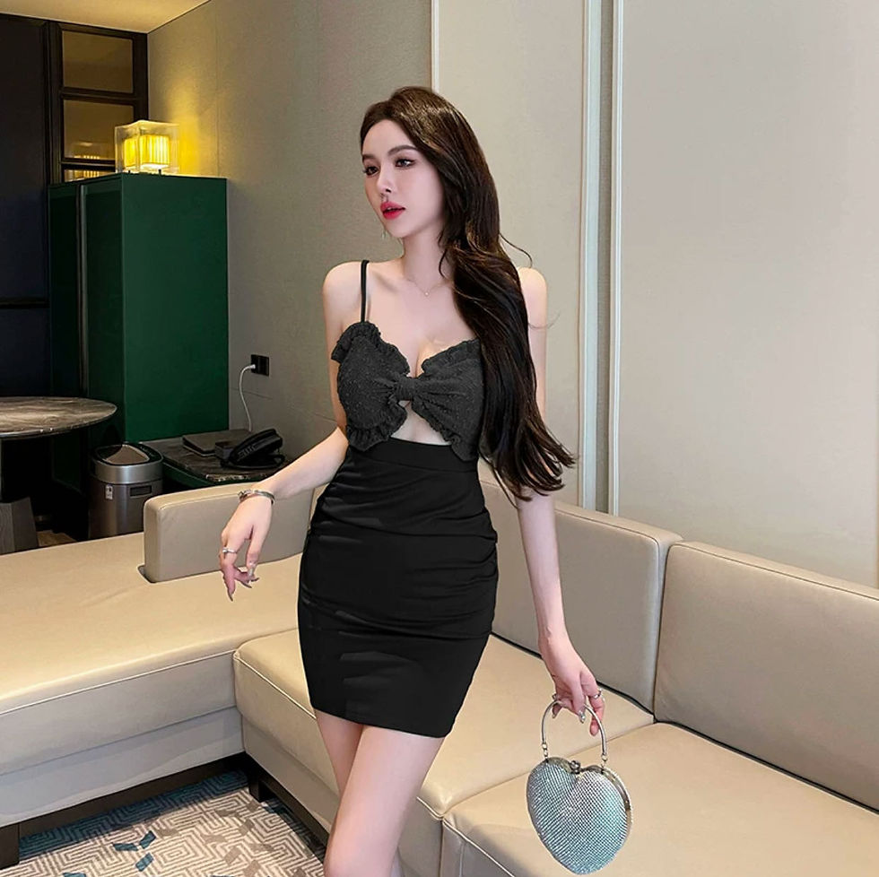 Thumbnail: 吊带包臀裙