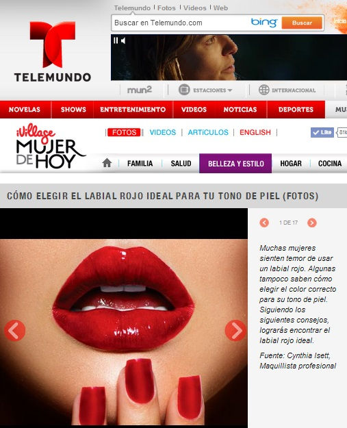 Como elegir el labial rojo ideal...