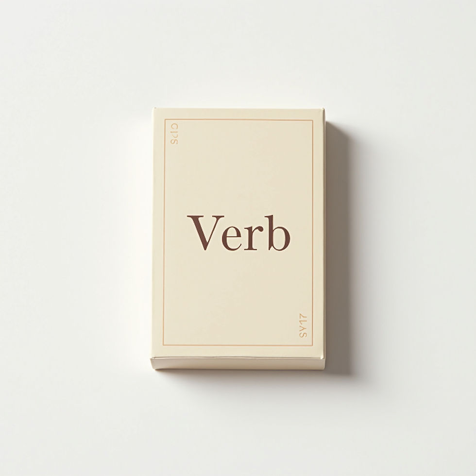 Essential Verb Flashcards