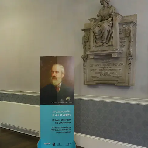 Eco Pull Up for James Reckitt Exhibition