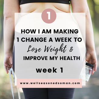 Week 1: Improving My Health and Losing Weight