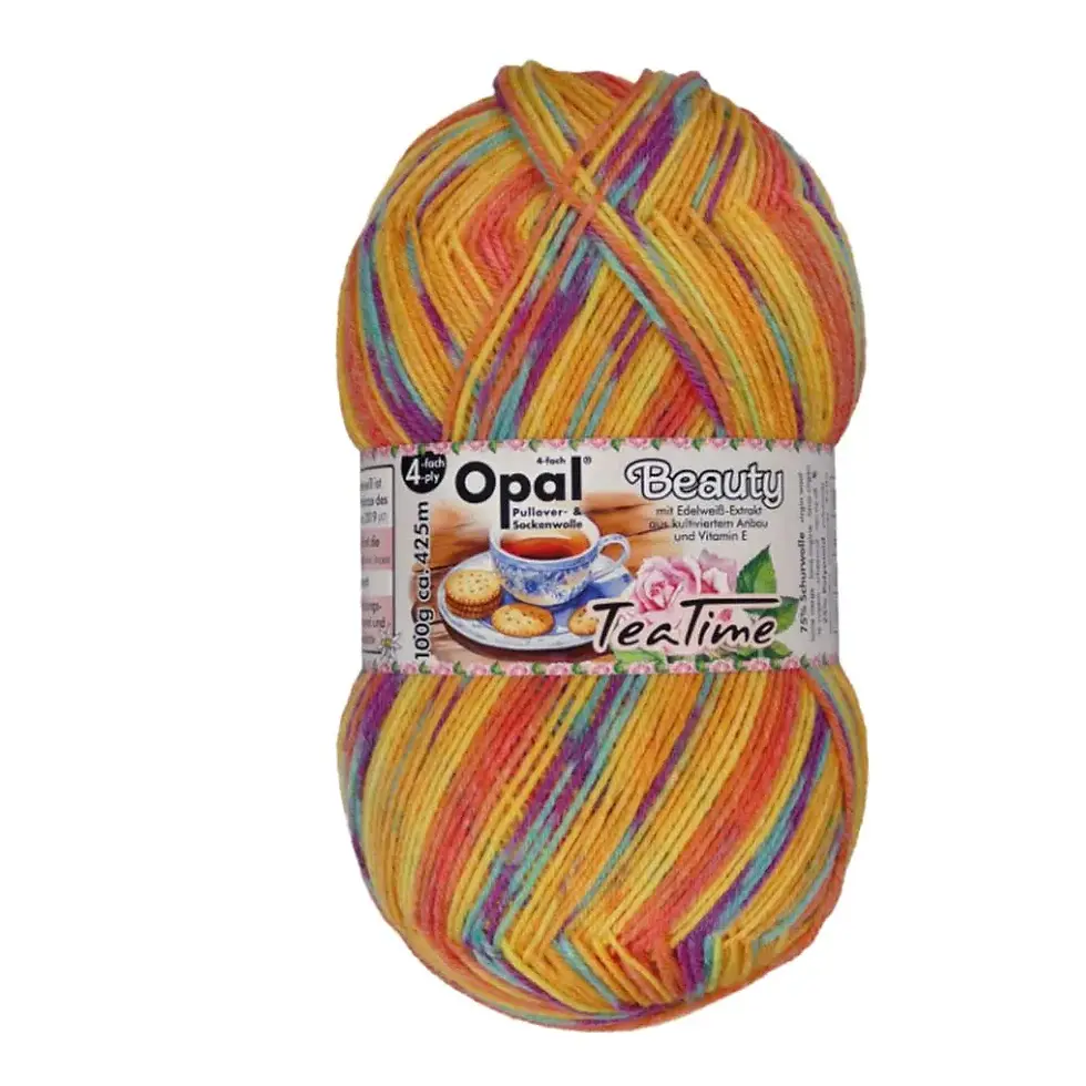 Thumbnail: Opal Beauty 5 Tea Time 4-ply