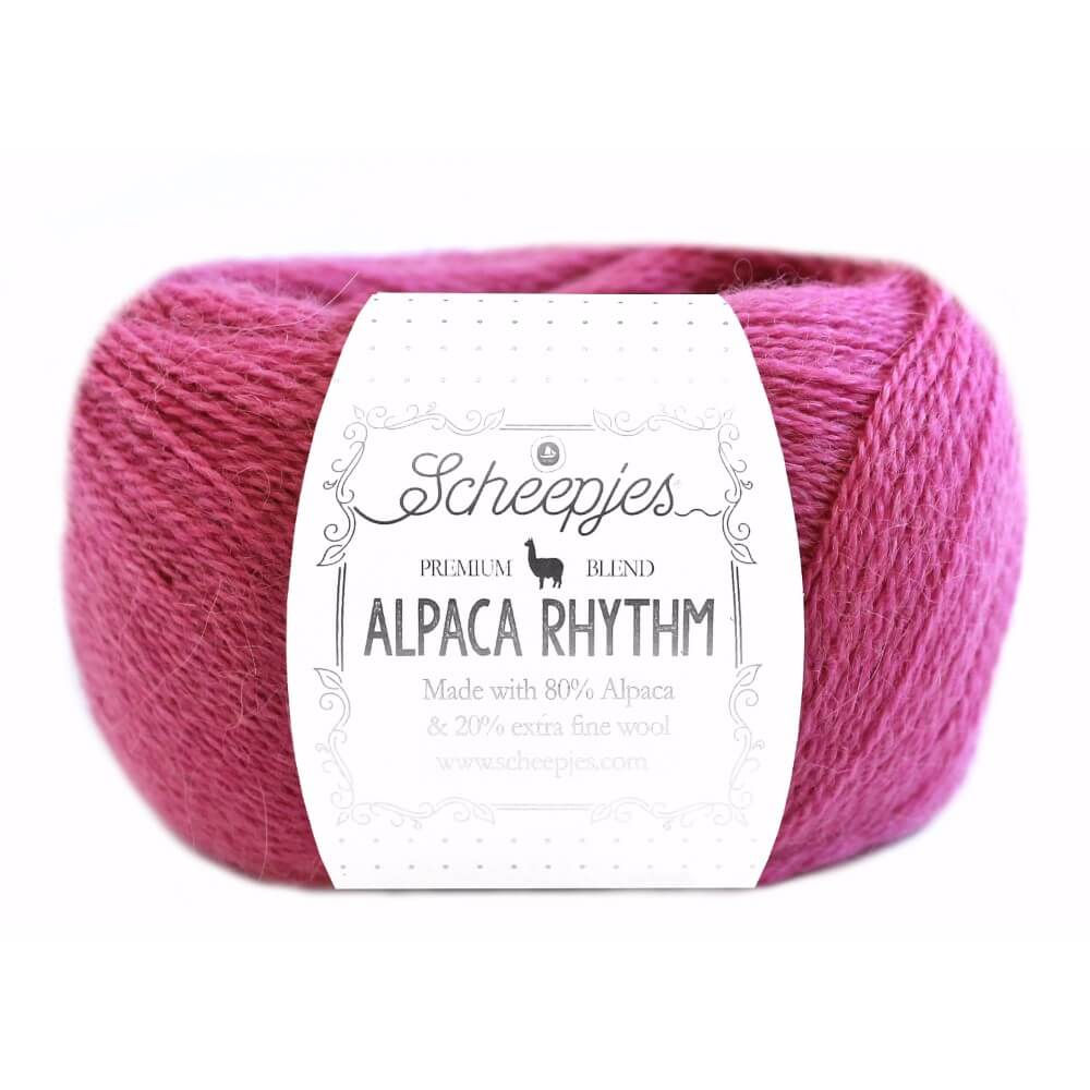 Scheepjes Alpaca Rhythm bright pink color